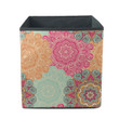 Colorful Vintage Mandala Decorative Motif Storage Bin Storage Cube