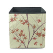 Attractive Autumn Landscape With Maple Leaves Tree Branches Storage Bin Storage Cube