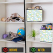 Funny Sun And Lovely Hearts And Clouds Storage Bin Storage Cube