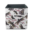Bright Flying Dragonfly Insects In Watercolor Style Storage Bin Storage Cube