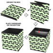 Silhouettes Of Wolf Attacks Horizontal Waves Storage Bin Storage Cube
