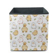 Hand Drawn Cartoon Baby Duck Design Storage Bin Storage Cube
