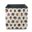 Female And Male Diverse Faces Of Different Ethnicity Storage Bin Storage Cube