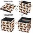 Hand Draw Beagle In Poses Realistic Storage Bin Storage Cube