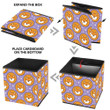 Cartoon Shiba Inu Dog On Coin Isolated Background Storage Bin Storage Cube