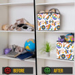 Hippie Peace Symbol With Rainbow And Cloud Cute Pattern Storage Bin Storage Cube