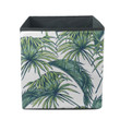 Beautiful Tropical Jungle Floral Leaves Pattern Storage Bin Storage Cube