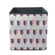 Fourth July Stripes Stars Badges Illustration Storage Bin Storage Cube