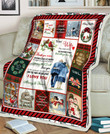 Christmas Gift For Wife I Love You Sherpa Fleece Blanket