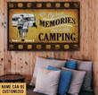 Custom Name Film Theme The Best Memories Are Made Camping Rectangle Metal Sign