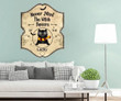 Custom Name And Cat Breed The Witch Beware Of The Cat Cut Metal Sign