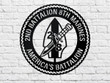 2nd Battalion 8th Marines Cut Metal Sign