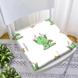 Cute Green Baby Dragon And Star Chair Pad Chair Cushion Home Decor