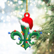 Green Scout Christmas Light And Hat Shape Ornament