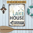 Lake House Lake Superior Rectangle Metal Sign Custom Name And Text