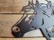 Beautiful Horse Pattern Nice Design Cut Metal Sign