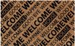 Welcome House Happiness Good Bye Cool Design Doormat Home Decor