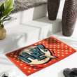 Hey Pop Art Fun Dots Pattern Cool Design Doormat Home Decor