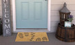 Lovely Foot Print With Dog Paws Cool Design Doormat Home Decor