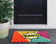Bang Colorful Pop Art Cool Design Doormat Home Decor