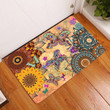 Amazing Butterfly Mandala Style Doormat Home Decor