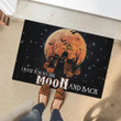 Halloween I Hate You To The Moon And Back Doormat Home Decor