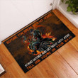 Before You Break Into My House Gift For Cool Biker Doormat Home Decor