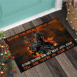 Before You Break Into My House Gift For Cool Biker Doormat Home Decor
