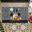 Halloween Boston Terrier Pumpkin Cool Design Doormat Home Decor