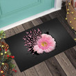Faith Hope Love Breast Cancer Awareness Flower In Hole Doormat Home Decor