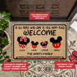 To All People Who Come To This Happy Place Doormat Home Decor