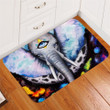 Holy Elephant With Three Eyes Galaxy Background Doormat Home Decor