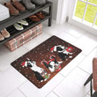 Christmas Wiaccessories Of Boston Terrier Rubber Doormat Home Decor