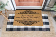 There Is Nothing Like Staying At Home Black Floral Design Doormat Home Decor