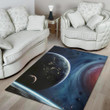 Cool Endless Space Pattern Background Print Area Rug
