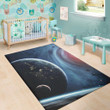 Cool Endless Space Pattern Background Print Area Rug