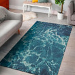 Cool Ocean Surface Pattern Background Print Area Rug