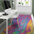 Mystery Psychedelic Liquid Pattern Background Print Area Rug