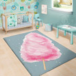 Sweet Cotton Candy Pattern Background Print Area Rug