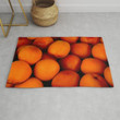 Beautiful Peach Fruit Pattern Printed Area Rug Home Decor