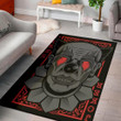 Horror Scary Joker Card Pattern Background Print Area Rug