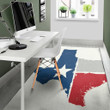Texas State Flag Pattern Background Print Area Rug