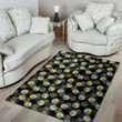 Cool Volleyball Pattern BackgroundPrint Area Rug