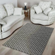 Cute Chainmail Texture Pattern Background Print Area Rug