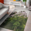 Cute High Mountain Pattern Background Print Area Rug