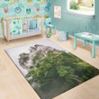 Cute High Mountain Pattern Background Print Area Rug