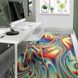 Mystery Psychedelic Wave Pattern Background Print Area Rug
