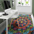 Cool Colorful Mandala Pattern Background Print Area Rug