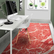 Cool Meat Pattern Background Print Area Rug