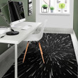 Cool Galaxy Hyperspace Pattern Background Print Area Rug